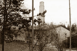 Das Krematorium des Konzentrationslagers