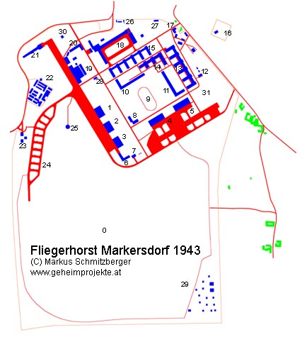 Fliegerhorst Markersdorf 1943