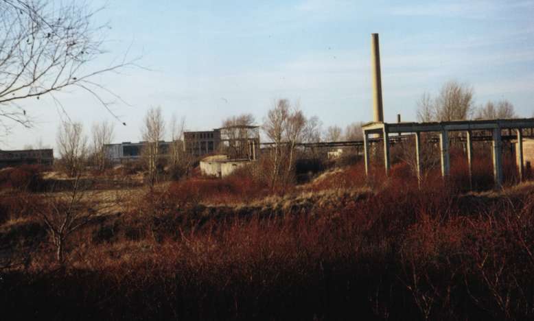 Herbst 1972 - die Ruinen der Treibstofferzeugung bei Moosbierbaum