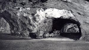 Das Bergwerk vor dem Wassereinbruch von 1912